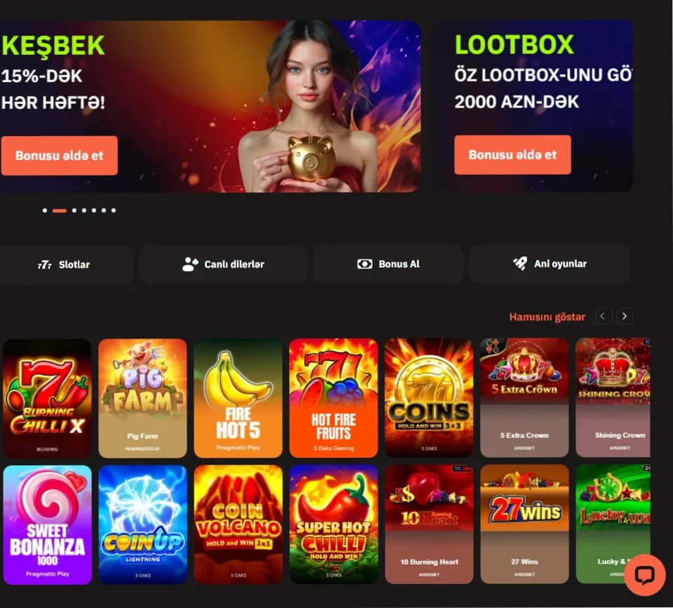 Alov Casino slot oyunları və bonuslar - Azərbaycan kazino desktop banner