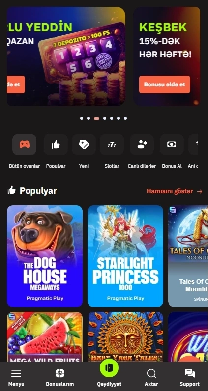 Alov Casino bonuslar və slot oyunları - Azərbaycan kazino mobil banner