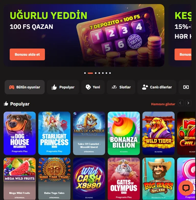 Alov Casino bonuslar və slot oyunları - Azərbaycan kazino planşet banner